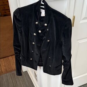 Y2K LA Rocks velvet jacket